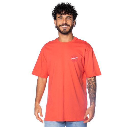 Camiseta Masculina Nicoboco Estampa Circular Coral