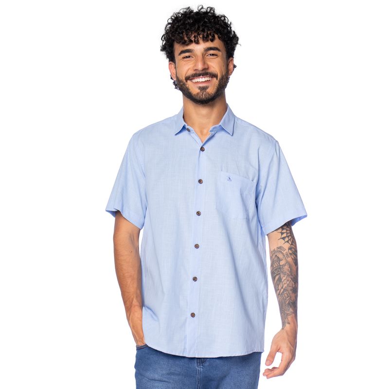 camisa-masculina-amil-manga-curta-algodao-1740-azul-claro-10.49767-a