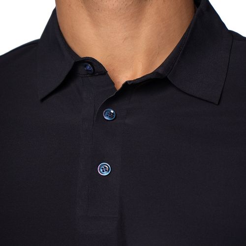 Camisa Polo Masculina Balboa Poliamida Elastano Preto