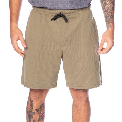 Bermuda Masculina Dixie Moletom Canelado Texturizado Verde