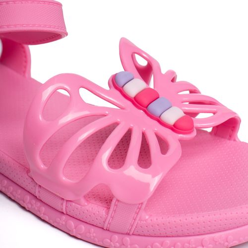 Sandália Infantil Grendene Barbie Fly com Mochila Rosa