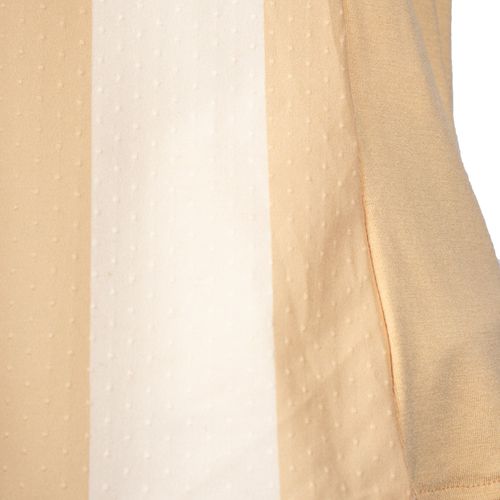 Blusa Feminina Cativa Estampa Geométrica Bege Escuro