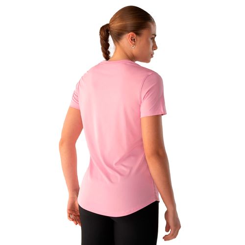 Camiseta Feminina Fila Basic Sports III UV Rosa/Branco