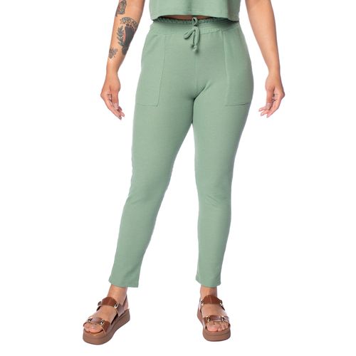 Calça Feminina Babicat Texturizada Slim Verde