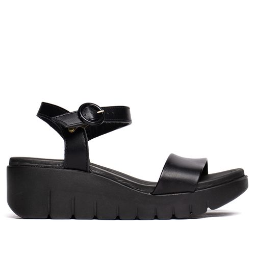 Sandália Feminina Moleca Napa Salto Preto