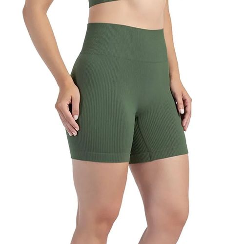 Bermuda Feminina Olympikus Knit Seamless Verde