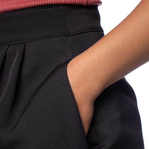 Short Feminino Endless Reto Cintura Alta Preto