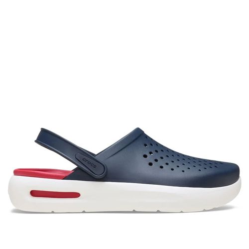 Sandália Clogs Unissex Crocs InMotion Marinho/Branco