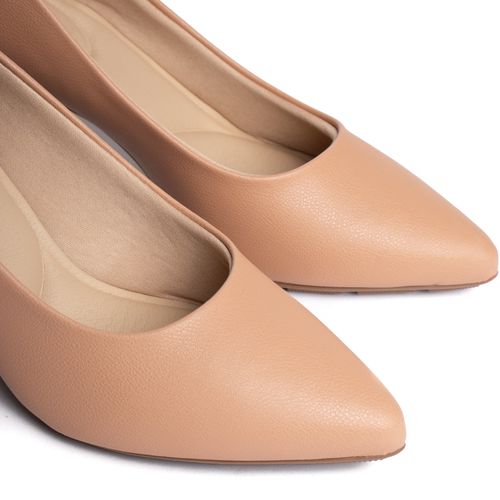 Scarpin Feminino Modare Napa Salto Baixo Nude