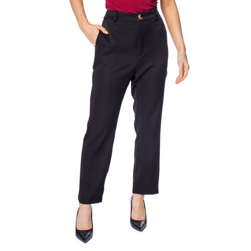 Calça Feminina Pellini Alfaiataria Reta com Bolsos Preto