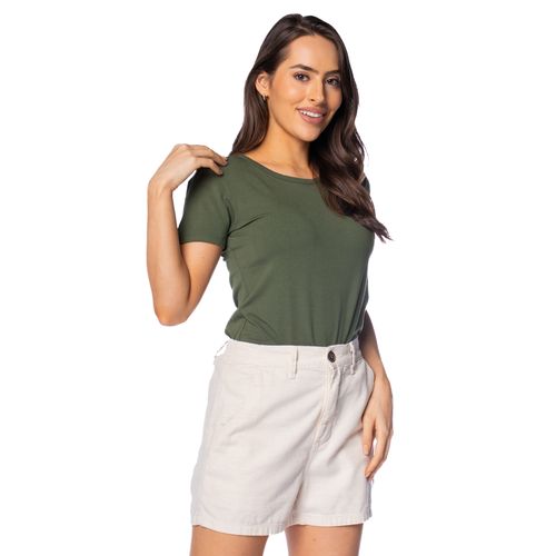 Blusa Feminina Rechsul Careca Manga Curta Verde