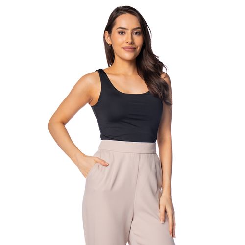 Regata Feminina Olho Fatal Poliamida Básica Preto