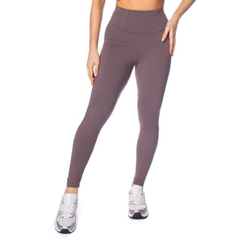 Legging Feminina Estilo do Corpo Cigarrete Gym Marrom Claro