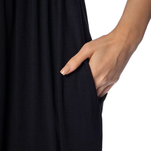 Vestido Feminino Giraffe Cintura Assimétrica Preto