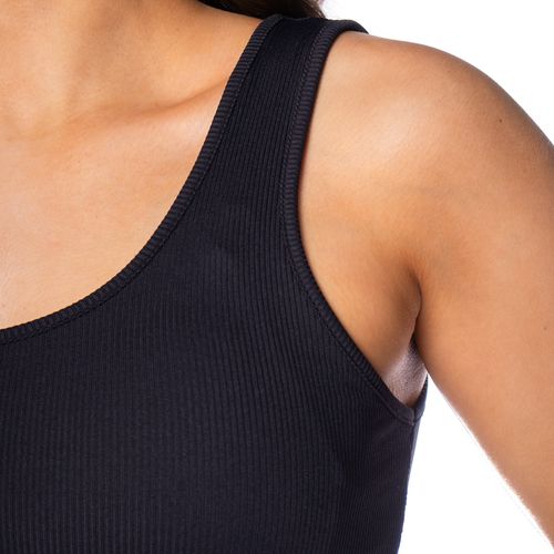 Vestido Feminino Olho Fatal Curto Canelado Preto