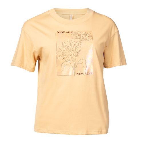 Blusa Feminina Cativa Flores New Vibe Amarelo