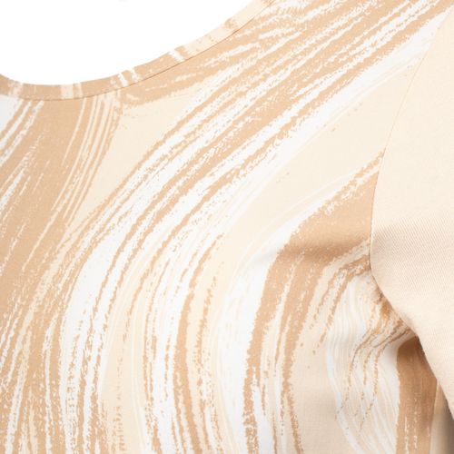 Blusa Feminina Habana Estampa Rotativa Bege