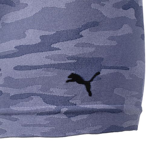 Short Boxer Feminino Puma Estampa Militar Cinza/Marinho