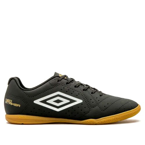 Chuteira Masculina Umbro Futsal Neo Striker Preto/Dourado