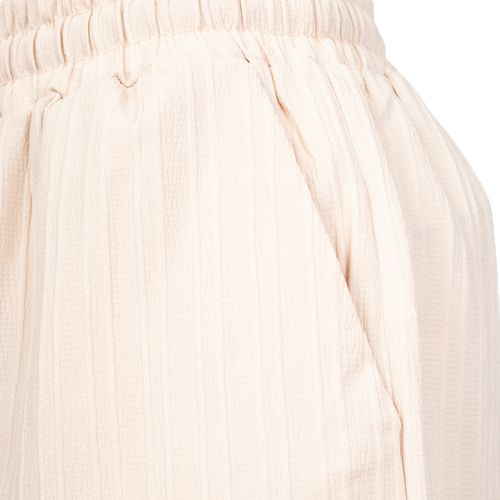 Calça Feminina Facinelli Wide Leg Textura Listras Areia