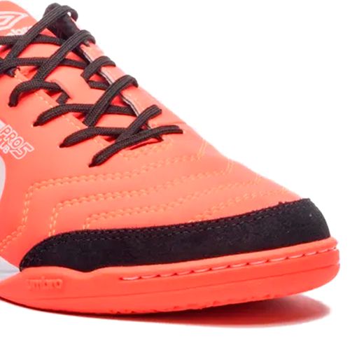 Chuteira Masculina Umbro Futsal Pro 5 Bump Coral/Preto