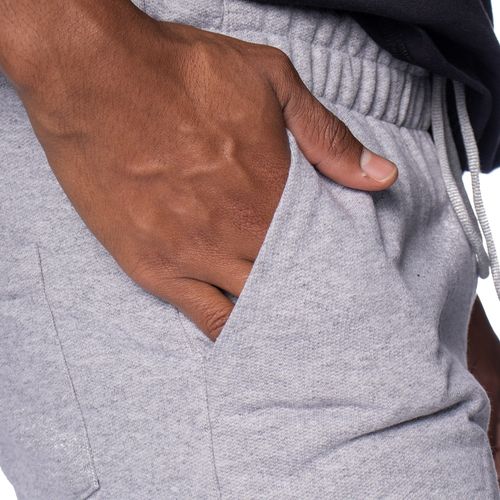 Bermuda Masculina Desayner em Moletom Básica Cinza