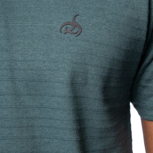 Camiseta Masculina Radical Style Texturizada Verde Escuro