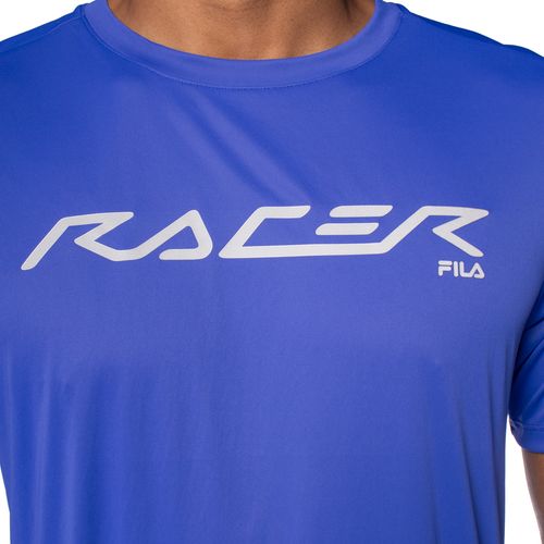 Camiseta Masculina Fila Reflective Corre Run Flow Azul Royal