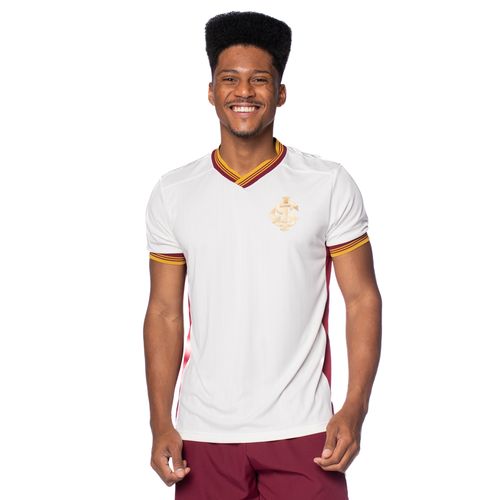 Camiseta Masculina Betel Inter Malha Leve Off White/Bordo