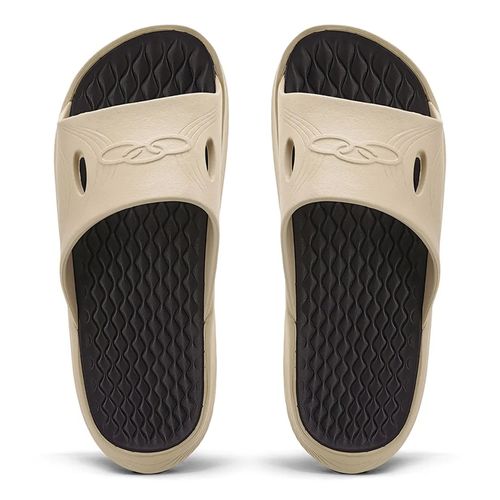 Chinelo Unissex Olympikus Pós Corre Eleva Pro Bege/Roxo