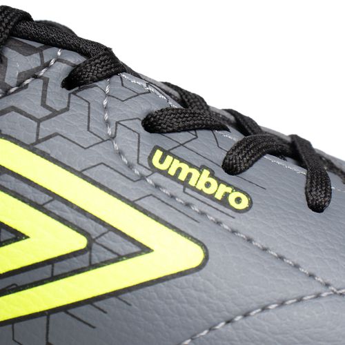 Chuteira Infantil Umbro Class Neo Jr Futsal Cinza/Verde
