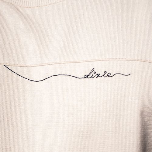 Camiseta Masculina Dixie Texturizada Bege/Preto