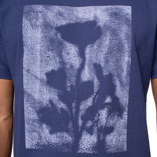 Camiseta Masculina Dixie Estampa Abstrata Marinho