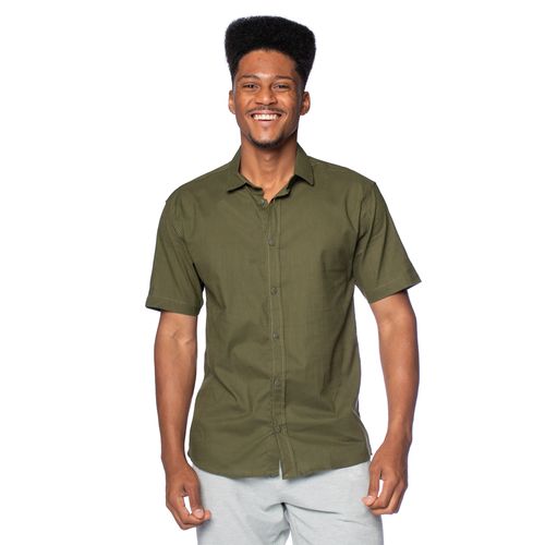 Camisa Masculina Dixie Polo Verde Musgo