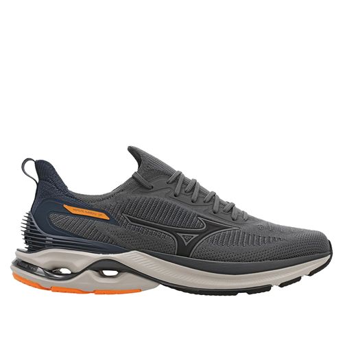 Tênis Masculino Mizuno Wave Mirai 7 Cinza Marinho