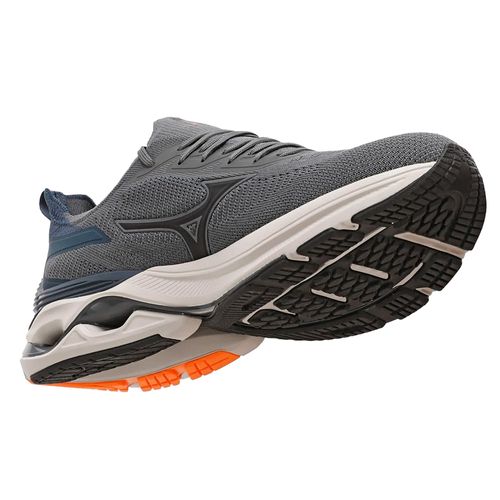 Tênis Masculino Mizuno Wave Mirai 7 Cinza Marinho