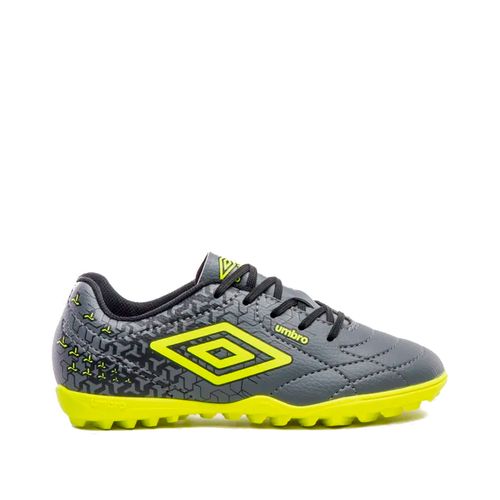 Chuteira Society Infantil Umbro ClassNeo Jr Cinza/Verde
