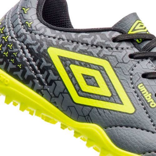 Chuteira Society Infantil Umbro ClassNeo Jr Cinza/Verde