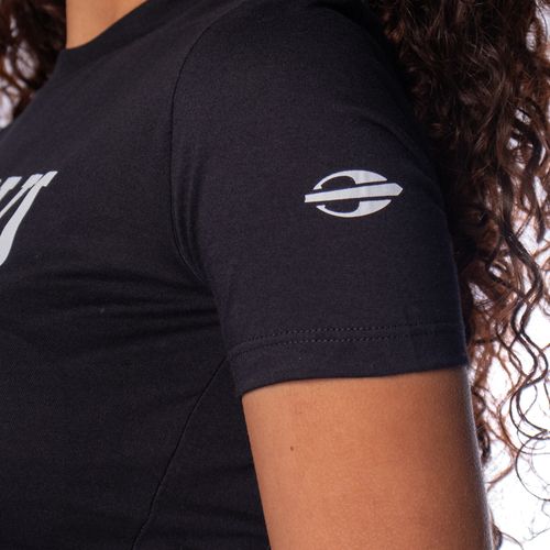 Blusa Feminina Mormaii Baby Tee Cropped Estampa Preto