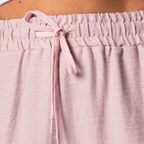 Calça Feminina Facinelli Wide Leg Elástico e Cordão Rosa