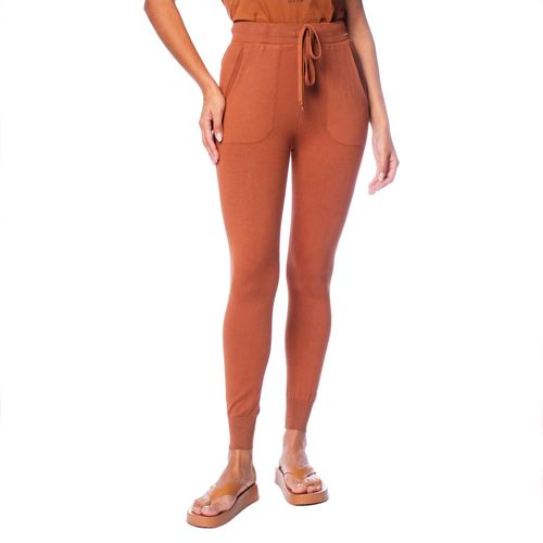 Calça Feminina Biamar Jogger com Cordão Marrom