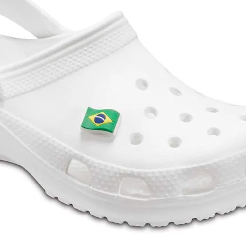 Jibbitz Crocs Bandeira Brasil Verde/Amarelo