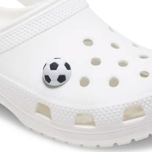 Jibbitz Crocs Bola de Futebol Preto Branco