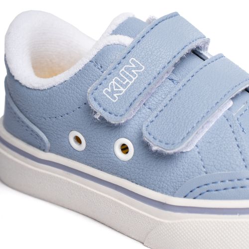 Tênis Infantil Klin Napa Azul/Branco