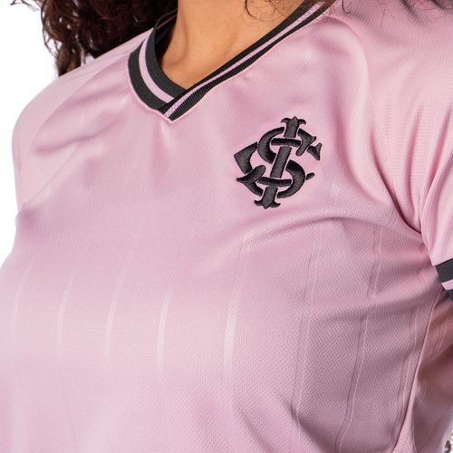 Camiseta Feminina Betel Inter Outubro Rosa II Rosa/preto
