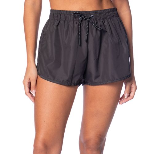 Short Feminino Mormaii Tactel Estampa Logo Preto