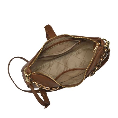 Bolsa Feminina Via Marte Shoulder Pequena Floater Caramelo