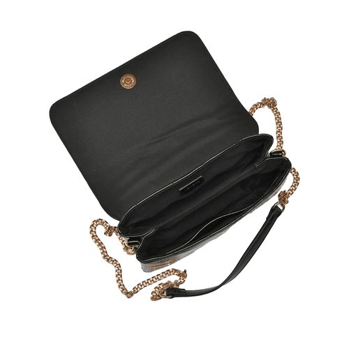 Bolsa Feminina Via Marte Transversal Pequena Preto