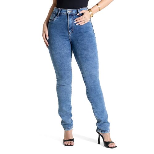 Calça Jeans Feminina Sawary Hot Pants Azul