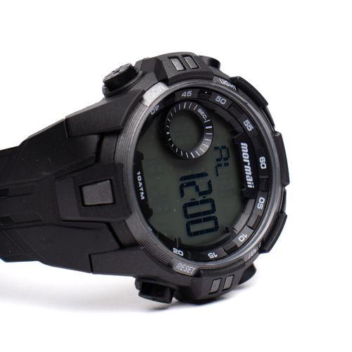 Relógio Masculino Mormaii Digital MO441208F Preto